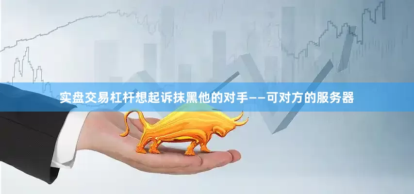 实盘交易杠杆想起诉抹黑他的对手——可对方的服务器